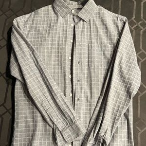 FRANK & OAK CASUAL PLAID SHIRT SIZE S